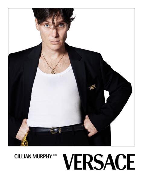 versace ad man with animal legs|Cillian Murphy Fronts Versace Icons Ad in Classic Style .